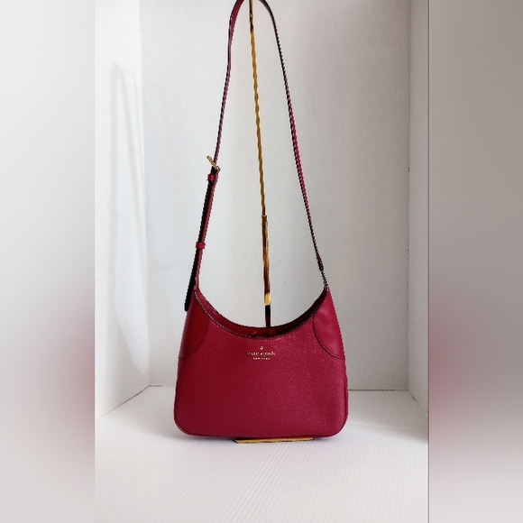 kate spade Handbags - Kate Spade Aster leather crossbody purse shoulder bag in Cranberry